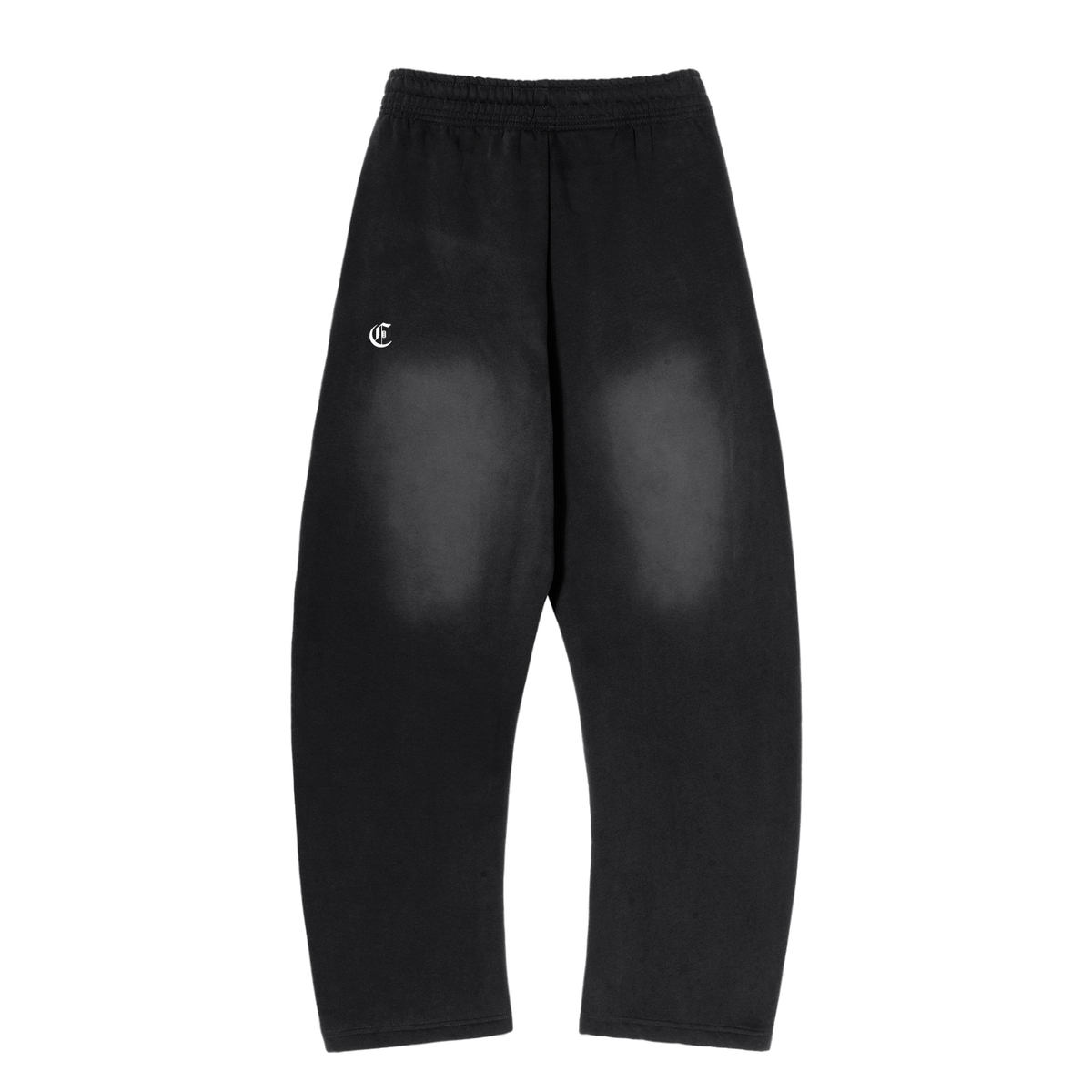 Fleece,Sweatpants,mens,black,sunfaded